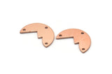 Copper Irregular Charm, 12 Raw Copper Mountain Shaped Charms With 3 Holes, Pendants, Earring Findings (10x16x0.80mm) M03034