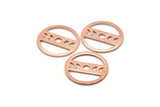 Copper Moon Blank, 8 Raw Copper Moon Phases Stamping Blanks (18x0.80mm) M03011