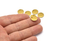 Brass Cabochon Tag, 24 Raw Brass Cabochon Tags, Stamping Tags (12x1.5mm) Y188