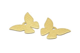 Brass Butterfly Blank, 12 Textured Raw Brass Butterfly Blank (23X17x0.80mm) A0353
