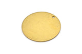 10 Raw Brass 28mm Stamping Tags , 18 Gauge  (b0107)