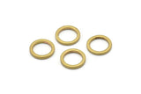 12mm Circle Connectors - Raw Brass Circle Connectors (12x1.5mm) N0440