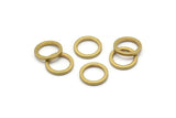 12mm Circle Connectors - Raw Brass Circle Connectors (12x1.5mm) N0440