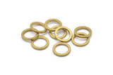 12mm Circle Connectors - Raw Brass Circle Connectors (12x1.5mm) N0440