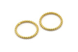 Brass Circle Connector,  Raw Brass Circle Rings 16 - 17 - 18 - 19 - 20mm N0265