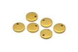 Brass Cabochon Tag, 24 Raw Brass Cabochon Tags, Stamping Tags (10x1.5mm) Y187