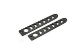 Black Moon Charm, 12 Oxidized Black Brass Moon Phases Charms With 2 Holes (35x6x5x0.80mm) M02344