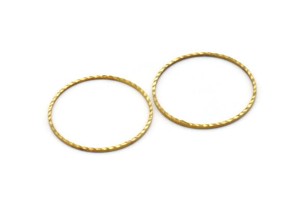 32mm Brass Circle, Raw Brass Circles (32x1mm) N0538