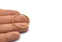 32mm Brass Circle, Raw Brass Circles (32x1mm) N0538