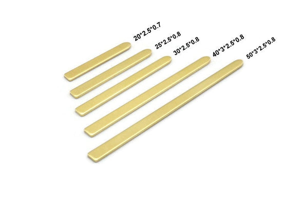 Brass Rectangle Blank, Raw Brass Rectangle Blanks, Stamping Blanks