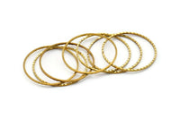32mm Brass Circle, Raw Brass Circles (32x1mm) N0538