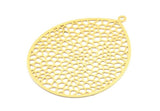 Altın Küpe Tılsımı, 1 Halkalı 3 Altın Kaplama Pirinç Küpe Tılsımı, Kolye Uçları, Bulgular (46x35,5 mm) E028 Q0450