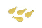 Brass Tiny Charm, 50 Raw Brass Charms, (14.50x8mm) A0780