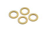 Brass Circle Connector, 50 Raw Brass Circle Connectors (12x0.80mm) D1583