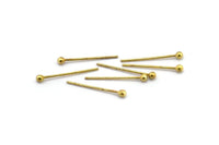 Altın Top Başlı İğne, 100 Altın Tonlu Pirinç Top Başlı İğne, Bulgular (16 mm) A0004