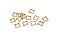 Pirinç Geometrik Konnektörler, 100 Ham Pirinç Windrose Bulguları (10x1mm) BS 2178