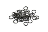 7 mm Siyah Halka, 500 Oksitlenmiş Pirinç Siyah Halka (7x0,80 mm) A0325 S452