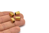 30 Raw Brass Square Tubes (10x6mm) Bs1626