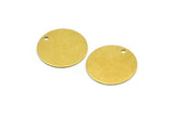 Personalized Tag, 50 Raw Brass Cabochon Tags, Stamping Tags (16mm) Brs 64 A0291