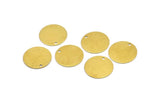 Personalized Tag, 50 Raw Brass Cabochon Tags, Stamping Tags (16mm) Brs 64 A0291