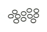 7 mm Siyah Halka, 500 Oksitlenmiş Pirinç Siyah Halka (7x0,80 mm) A0325 S452