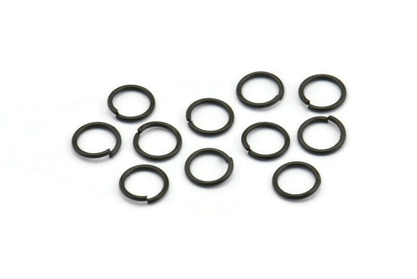 7 mm Siyah Halka, 500 Oksitlenmiş Pirinç Siyah Halka (7x0,80 mm) A0325 S452