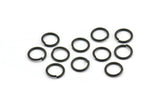Siyah Halka, 250 Oksitlenmiş Pirinç Siyah Halka (7x0,80 mm) A0325 S452