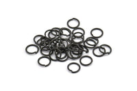 Siyah Halka, 250 Oksitlenmiş Pirinç Siyah Halka (7x0,80 mm) A0325 S452