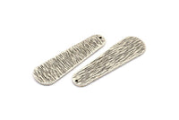 Boho Küpe Buluntusu, 1 Delikli 2 Antik Gümüş Kaplama Geometrik Boşluk, Küpe Buluntuları (44x13x8x1mm) N0148 S348