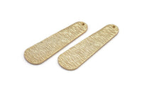 Boho Earring Finding, 1 Gold Plated Geometric Boho Blanks With 1 Hole, Earring Findings (44x13x8x1mm) N0148