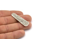 Boho Küpe Buluntusu, 1 Delikli 2 Antik Gümüş Kaplama Geometrik Boşluk, Küpe Buluntuları (44x13x8x1mm) N0148 S348