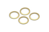 Brass Connector Rings - 50 Raw Brass Connector Rings (12mm) B0119