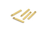 Raw Brass Bar, 50 Raw Brass Bars (15x2x1mm) A0856