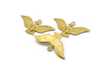 Brass Eagle Pendant, Raw Brass Eagle Charm, Eagle Pendants (40x20mm) N0411