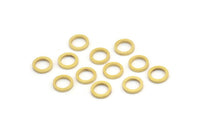 8mm Circle Connectors - Raw Brass Circle Connectors (8x1.2mm) N0437
