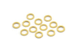 8mm Circle Connectors - Raw Brass Circle Connectors (8x1.2mm) N0437