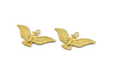 Brass Eagle Pendant, Raw Brass Eagle Charm, Eagle Pendants (40x20mm) N0411