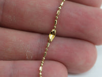 10 Meters 16.5 Feet 1.2mm Raw Brass Ball Chain - Brs5 Z101