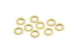 8mm Circle Connectors - Raw Brass Circle Connectors (8x1.2mm) N0437