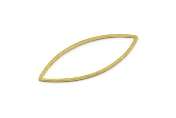 Pirinç Markiz Yüzük, %100 Ham Pirinç Markiz Yüzük, Bağlantı Parçası, Tılsımlar (16x41x0,80 mm) Bs 1167