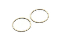 Antik Gümüş Daire Konnektörü, 25 Antik Gümüş Kaplama Daire Konnektörü (20 mm) Bs-1107 H0162