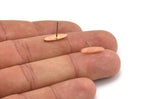 Copper Marquise Earring, 12 Raw Copper Oval Stud Earring, Stamping Blanks (14x4x0.80mm) M02762 A5455