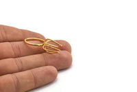 Gold Ring Blank, Gold Plated Brass 6 Claw Ring Blanks For Natural Stones N0045
