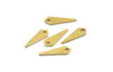 Brass Diamond Charm, Raw Brass Diamond Charms With 1 Hole (13x4x0.80mm) A5951