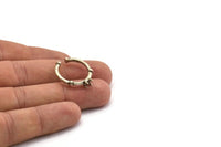 Silver Ring Settings, 2 Antique Silver Plated Brass Adjustable 4 Claw Ring - Ring Stone Setting - Pad Size 4mm N1552