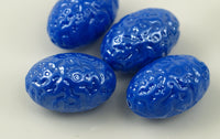 4 Vintage Plastic Beads  , Made in Germany (28x18 mm ) v748  T026