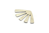 Silver Sun Blank, 24 Antique Silver Plated Brass Rising Sun Flag Blanks, Findings (20x12x0.60mm) D960