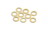 10mm Circle Connectors - 12 Gold Plated Brass Circle Connectors (10x1.2mm) N0439