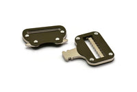 Iron Belt Buckle, Iron Adjustable Military Belt Buckle, Khaki Belt And Bag Buckle, Locked Buckle, Lanyard Buckle, Findings (82x63x7mm) B42