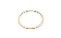 28mm Circle Connectors, 8 Antique Silver Plated Brass Circle Connectors (28x1.4x0.80mm) A3954